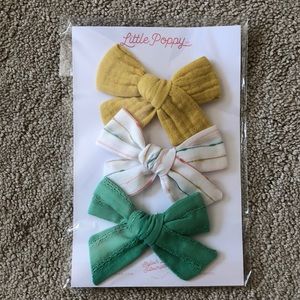 Brand new Little Poppy Hairclips